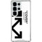Black and White Arrows Galaxy S25 Ultra Clear Case